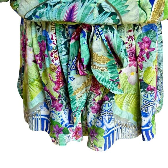 Camilla The Bahia Bliss Shoestring silk Playsuit sz M - Picture 5 of 14